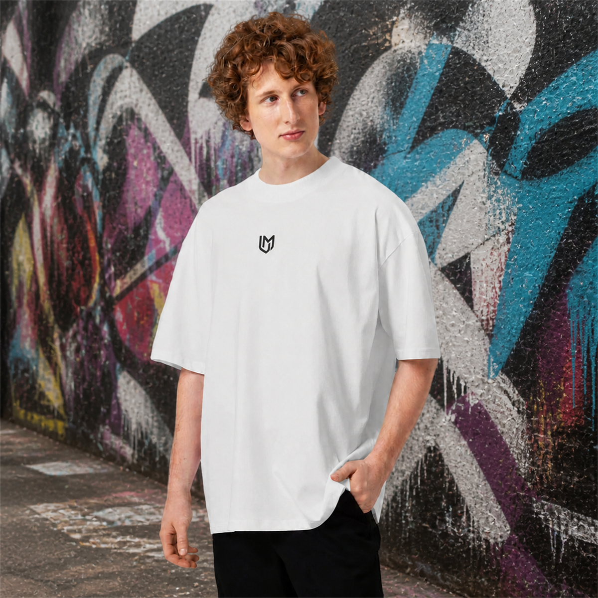 UM Oversized Uni-Tee White