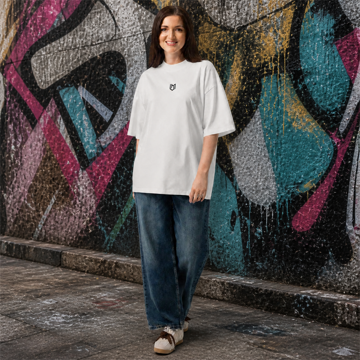 UM Oversized Uni-Tee White