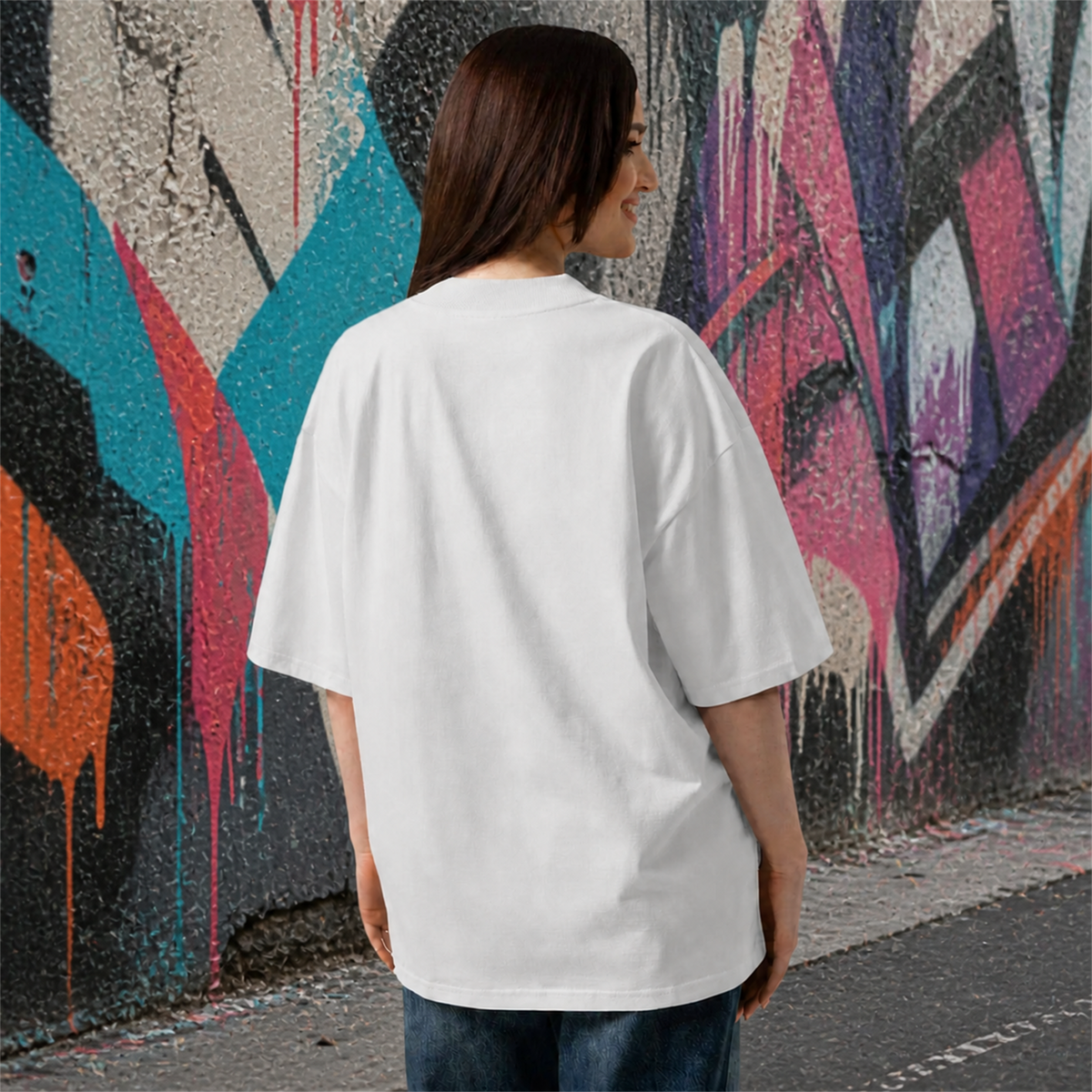 UM Oversized Uni-Tee White