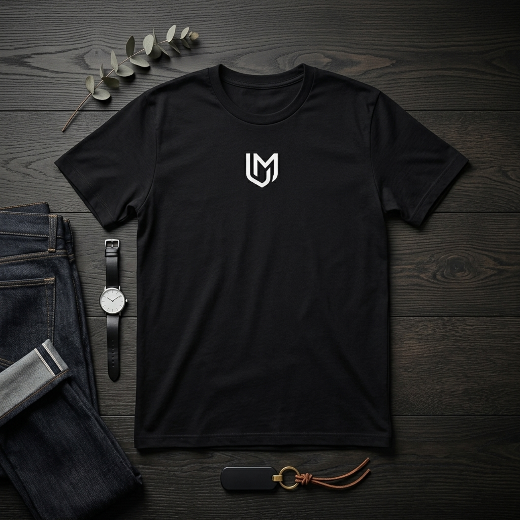 U-M Classic Black Shirt